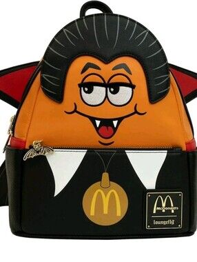 NWT Loungefly Halloween Mcdonalds McNugget Vampire Dracula Mini Backpack